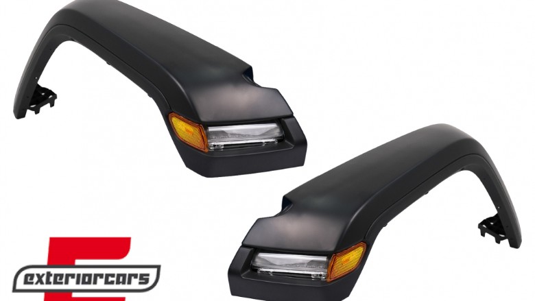 Blatobrani s LED DRL & SEQ žmigavcima / Jeep Wrangler JL (2018-2024), FFJEWJKL