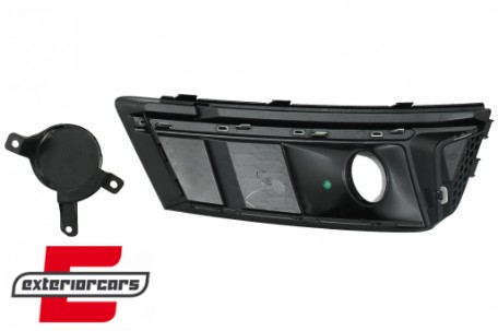 Bočne mrežice ACC poklopci RS4 dizajn (piano crna/srebrna) / Audi A4 B9 limuzina karavan (2016-2019), SGAUA4B9NS