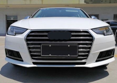 Bočne mrežice ACC poklopci RS4 dizajn (piano crna/srebrna) / Audi A4 B9 limuzina karavan (2016-2019), SGAUA4B9NS