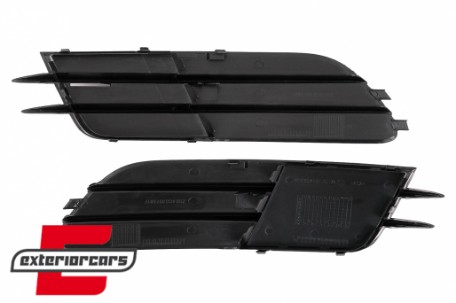 Bočne mrežice bez ACC (mat crna) / Audi A6 C7 4G (2012-2015), 40982SET