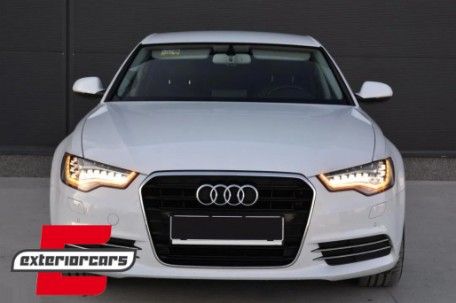 Bočne mrežice bez ACC (mat crna) / Audi A6 C7 4G (2012-2015), 40982SET