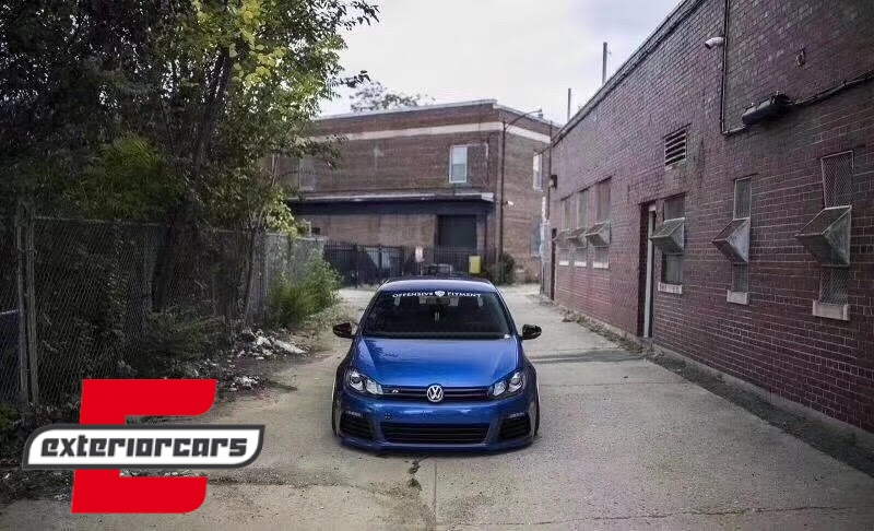 Bočne mrežice prednjeg branika R20 dizajn (piano crna) / VW Golf 6 VI (2008-2012), 40037