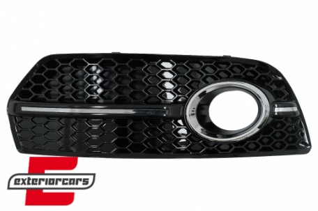 Bočne mrežice RS dizajn (crna/chrome) / Audi Q5 SUV 8R (2008-2011), 40980SET