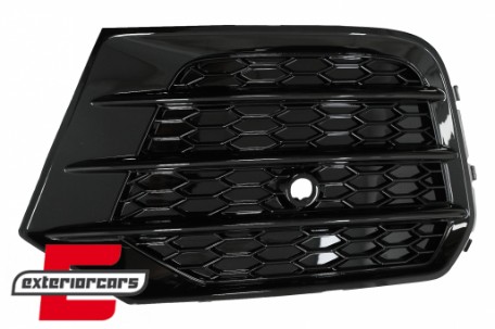 Bočne mrežice RS dizajn (piano crna) / Audi Q3 8U Facelift (2014-2017), SGAUQ38UFB