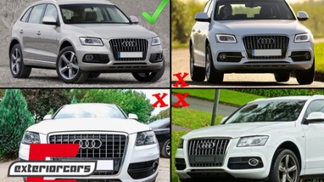 Bočne mrežice RS dizajn (piano crna) / Audi Q5 SUV 8R Facelift (2012-2016), SGAUQ58RB