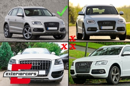 Bočne mrežice RS dizajn (piano crna) / Audi Q5 SUV 8R Facelift (2012-2016), SGAUQ58RB