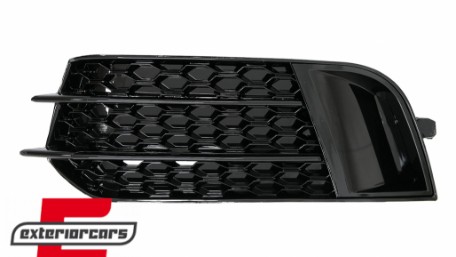 Bočne mrežice RS1 dizajn (piano crna) / Audi A1 8X (2010-2015), SGAUA18XRSB