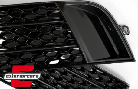 Bočne mrežice RS1 dizajn (piano crna) / Audi A1 8X (2010-2015), SGAUA18XRSB