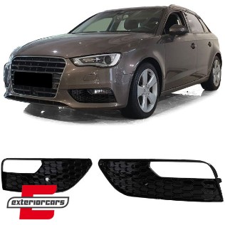 Bočne mrežice RS3 dizajn (piano crna) / Audi A3 8V (2013-2015), 41882
