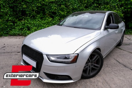 Bočne mrežice RS4 dizajn (piano crna) / Audi A4 B8 Facelift (2012-2015), GRAU20