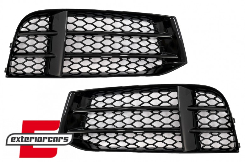 Bočne mrežice RS5 dizajn (piano crna) / Audi A5 8T (2008-2016), SGAUA58TRS