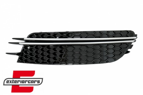 Bočne mrežice RS6 dizajn (piano crna) / Audi A6 C7 4G (2012-2015), SGAUA64GRS