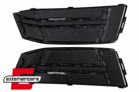 Bočne mrežice S-line dizajn (piano crna/chrome) / Audi A4 B9 limuzina karavan (2016-2019), SGAUA4B9SOE