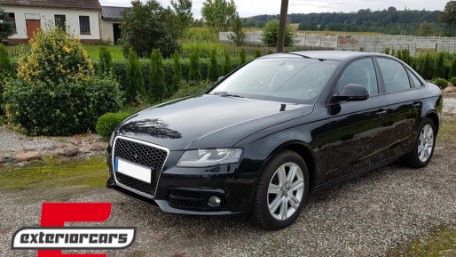 Bočne mrežice S4 dizajn (piano crna) / AUDI A4 B8 8K (2007-2011), SGAUA4B8S4B