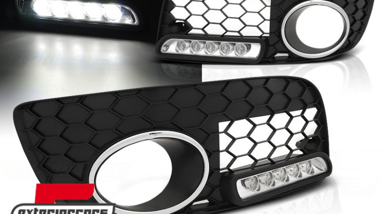 Bočne mrežice sa LED pozicijskim svjetlom / VW Golf 5 (2003-2009), HAVW03