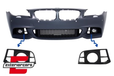 Bočne mrežice za M paket branik LCI dizajn / BMW serije 5 F10 F11 (2010-2017), SGBMF10LCI