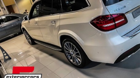 Bočne stepenice sa LED svjetlom dobrodošlice / Mercedes GL-klasa X166 (2012-2015) GLS-klasa Facelift (2016-2018), RBMBGLX166L