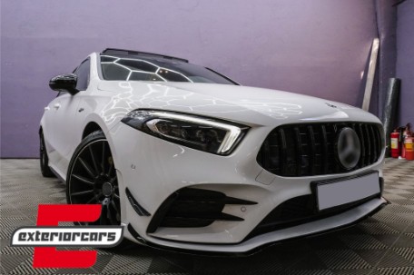 Bočni flapovi A35 AMG dizajn (piano crna) / Mercedes A-klasa W177 V177 (04.2018-12.2022), FFOBW177