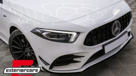 Bočni flapovi A35 AMG dizajn (piano crna) / Mercedes A-klasa W177 V177 (04.2018-12.2022), FFOBW177