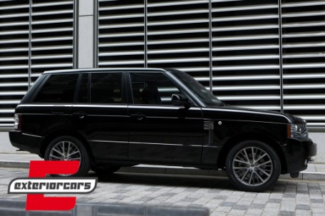 Bočni otvori Autobiography dizajn (siva/piano crna) / Land Range Rover Vogue III L322 (2002-2012), RRSV02GB