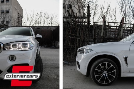 Bočni otvori za zrak M-dizajn (crna/chrome) / BMW X5 F15 (2013-2018), GCP-C00418-E