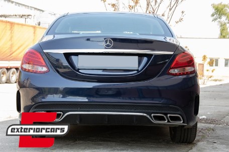 Bočni stražnji flapovi AMG dizajn (piano crna) / Mercedes C klasa W205 (2014-2020), RFOBW205AMG