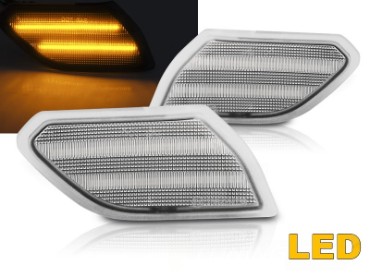 Bočni žmigavci LED (chrome) / Jeep Wrangler JL (2018-), KBCH03