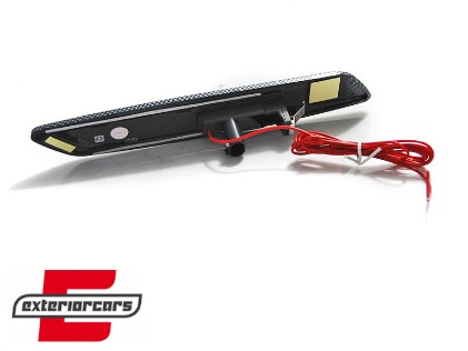 Bočni žmigavci LED F10 look (carbon/smoke) / BMW 1er E81 E82 E87 E88 (2007-2011) 3er E90 E91 E92 E93 (2004-2011) 5er E60 E61 (2003-2010), KBBM32