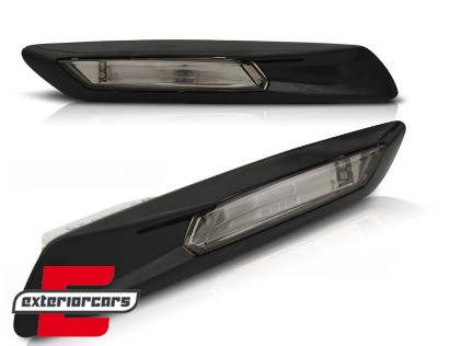 Bočni žmigavci LED (piano crna) / BMW serije 5 F10 F11 (2010-2014), KBBM22