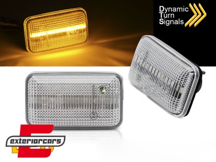 Bočni žmigavci LED SEQ (bijela) / AUDI 80 (1991-1996) 100 (1982-1994) 200 (1982-1991) A6 (1994-1997), KBAU28