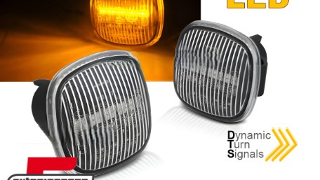 Bočni žmigavci LED SEQ (bijela) / AUDI A3 (1996-2000) A4 (1994-1998) ŠKODA FABIA (2000-2004) OCTAVIA (1997-2004), KBAU26