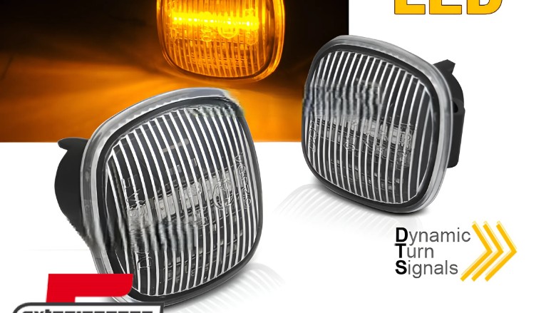 Bočni žmigavci LED SEQ (bijela) / AUDI A3 (1996-2000) A4 (1994-1998) ŠKODA FABIA (2000-2004) OCTAVIA (1997-2004), KBAU26