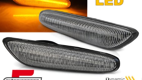 Bočni žmigavci LED SEQ (bijela) / BMW 1er E81 E82 E87 E88 (2004-2013) 3er E46 (2001-2005) E90 E91 E92 E93 (2004-2012) 5er E60 E61 (2003-2010), KBBM40