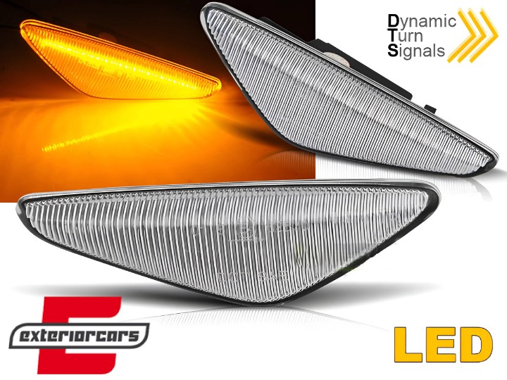 Bočni žmigavci LED SEQ (bijela) / BMW X3 F25 (2010-2014) X5 E70 (2007-2013) X6 E71 (2008-2014), KBBM35