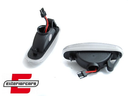 Bočni žmigavci LED SEQ (bijela) / FIAT Doblo Fiorino Punto Idea Linea Multipla Panda Qubo Stilo, KBFI03