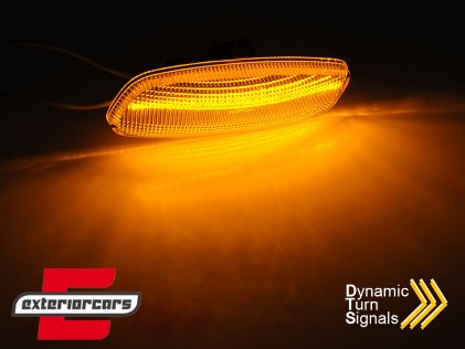 Bočni žmigavci LED SEQ (bijela) / PEUGEOT 207 308 3008 5008 CITROEN C3 C4 C5 DS3 DS4, KBPE15