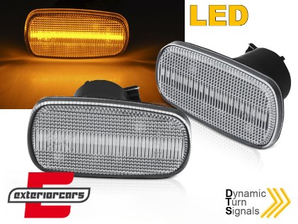Bočni žmigavci LED SEQ (bijela) / Toyota Land Cruiser 120 Prius (2003-2009) RAV 4 (2003-2005) Lexus IS (1998-2005), KBTO08