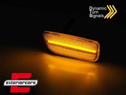 Bočni žmigavci LED SEQ (bijela) / Volvo S60 (2000-2010) S80 (1999-2007) V70 II (2000-2007) XC90 (2002-2006), KBVO04