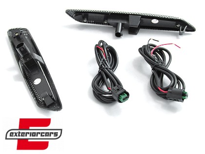 Bočni žmigavci LED SEQ (carbon look) / BMW serije 5 F10 F11 (2010-2014), KBBM56