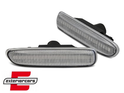 Bočni žmigavci LED SEQ (chrome) / BMW serije 3 E46 (1998-2003), KBBM43