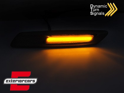 Bočni žmigavci LED SEQ (chrome/smoke) / BMW serije 5 F10 F11 (2010-2014), KBBM57