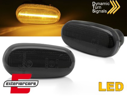 Bočni žmigavci LED SEQ (smoke) / ALFA ROMEO 147 (2000-2004) GT (2003-2010) MITO (2008-2018), KBAR08