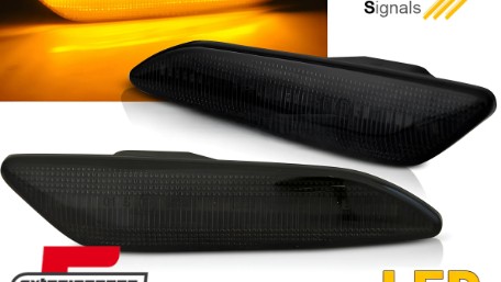 Bočni žmigavci LED SEQ (smoke) / ALFA ROMEO 156 (1997-2003) 147 (2005-2010) FIAT TIPO (2015-2020), KBAR06