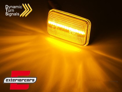 Bočni žmigavci LED SEQ (smoke) / AUDI 80 (1991-1996) 100 (1982-1994) 200 (1982-1991) A6 (1994-1997), KBAU29