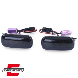 Bočni žmigavci LED SEQ (smoke) / AUDI A3 (2003-2012) A4 S4 RS4 (2001-2008) A6 (2004-2011), KBAU24