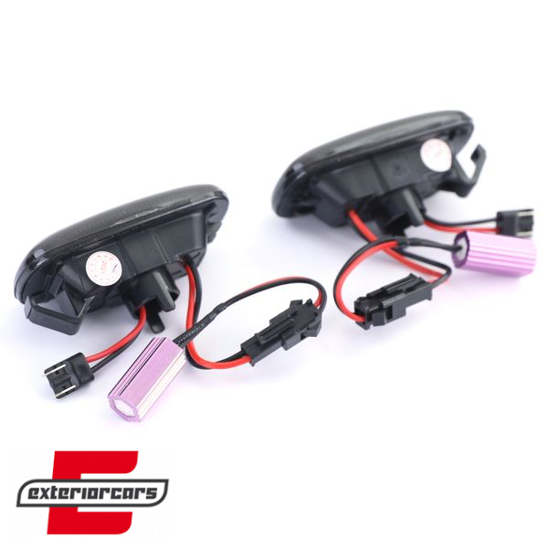 Bočni žmigavci LED SEQ (smoke) / AUDI A3 (2003-2012) A4 S4 RS4 (2001-2008) A6 (2004-2011), KBAU24