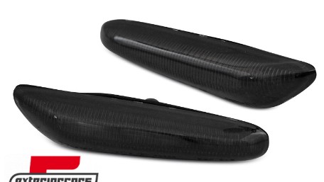 Bočni žmigavci LED SEQ (smoke) / BMW 1er E81 E82 E87 E88 (2004-2013) 3er E46 (2001-2005) E90 E91 E92 E93 (2004-2012) 5er E60 E61 (2003-2010), KBBM39