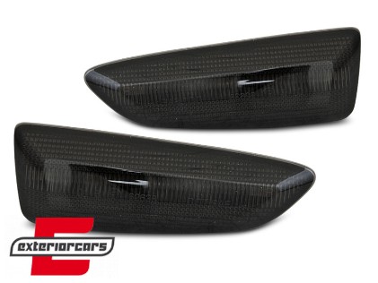 Bočni žmigavci LED SEQ (smoke) / OPEL Astra (2009-2019) Zafira C (2012-2016) Crossland X (2017-2020) Insignia B (2017-2020), KBOP18