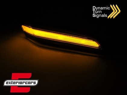 Bočni žmigavci LED SEQ (smoke) / Porsche 911 (992) (2019-), KBPO13
