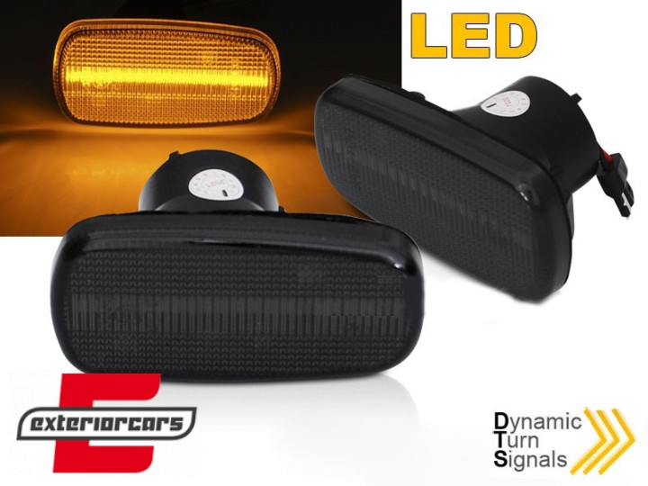 Bočni žmigavci LED SEQ (smoke) / Toyota Land Cruiser 120 Prius (2003-2009) RAV 4 (2003-2005) Lexus IS (1998-2005), KBTO09
